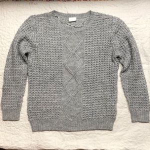 Oversized cable sweater